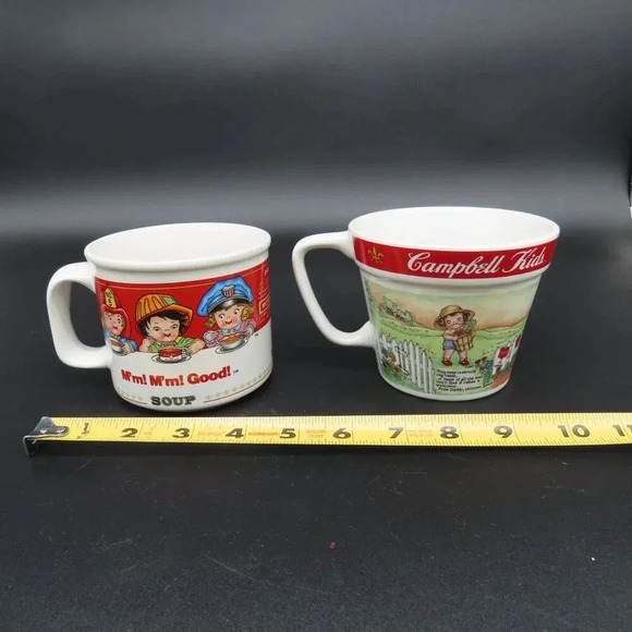 Campbell Soup Mugs Set of 2 Vintage - Picture 2 of 6